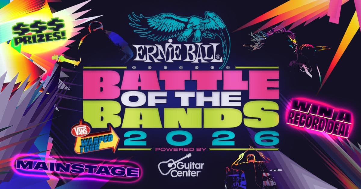 ERNIE BALL - BATTLE OF THE BANDS POWERED BY GUITAR CENTER - LIMITED ENTRY