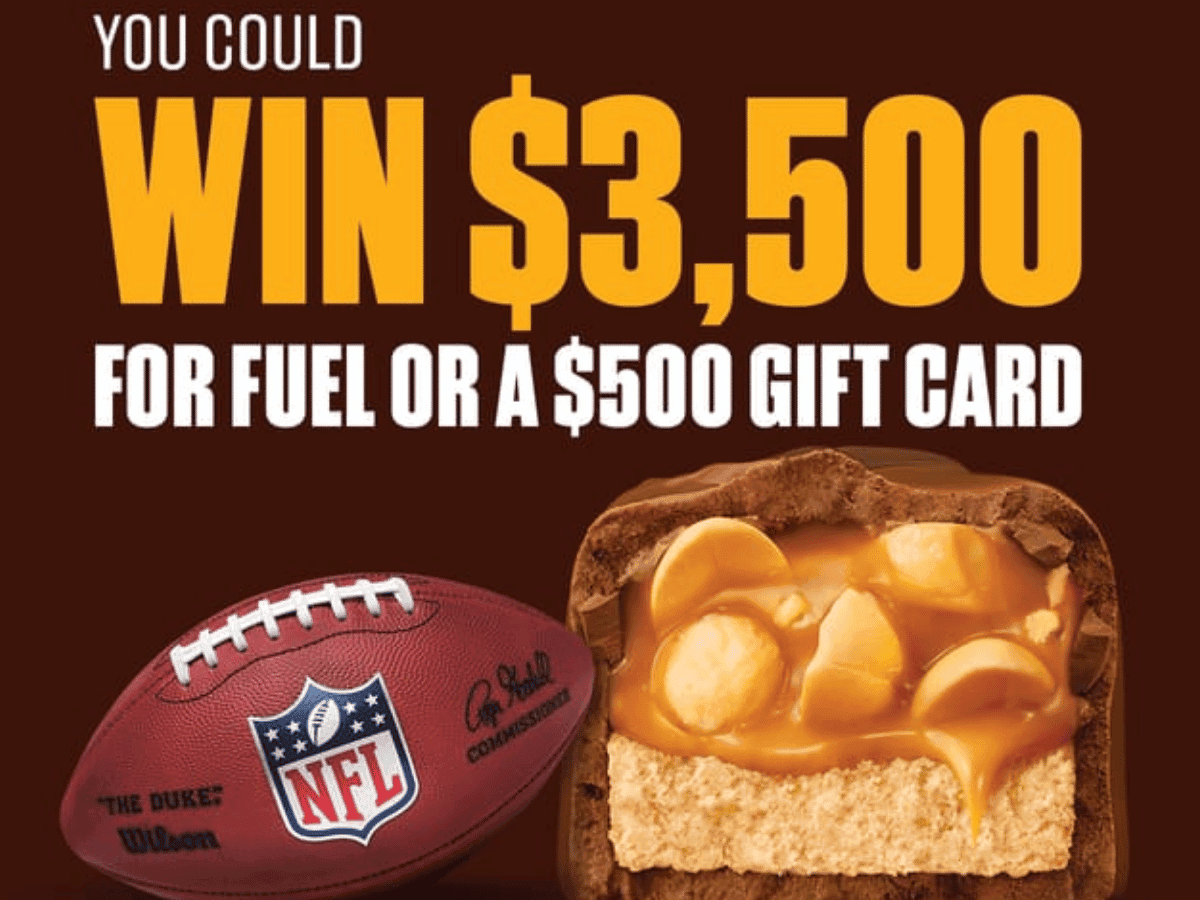 SNICKERS NFL and Circle K Sweepstakes — Win $3,500 Gas Prize