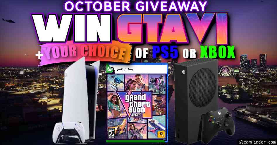 GTA 6 Giveaway — Win PlayStation 5 Console Bundle