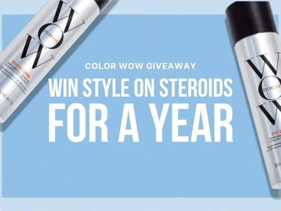 Color Wow Style on Steroids Sweepstakes — Win 1-Year Hair Spray Supply