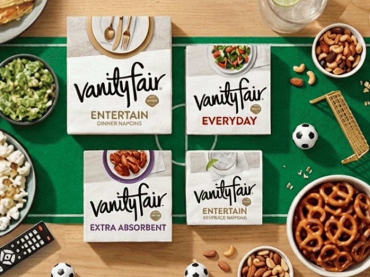 The Vanity Fair Brand’s Goal Time Sweepstakes! Win a Year Supply of Napkins!