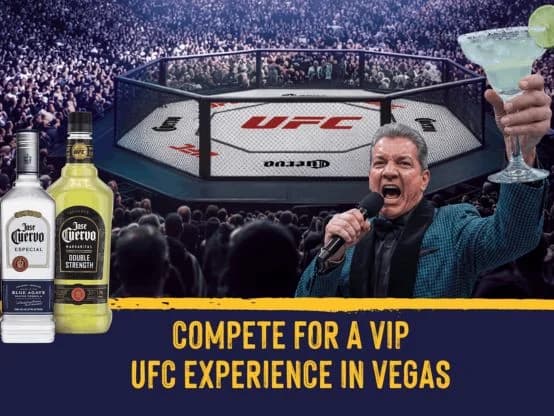 Jose Cuervo UFC Contest and Sweepstakes — Win Las Vegas Trip or UFC Store Gift Card