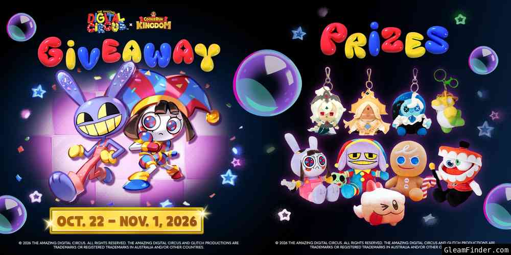Amazing Digital Game Amazing Digital Circus x CookieRun: Kingdom — Win Plushies & Game ...